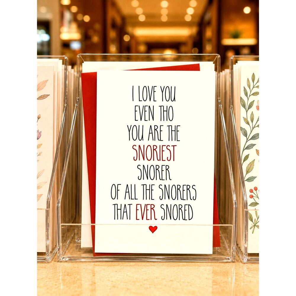 Valentine's Day or Anniversary Funny Card - 8" x 5"